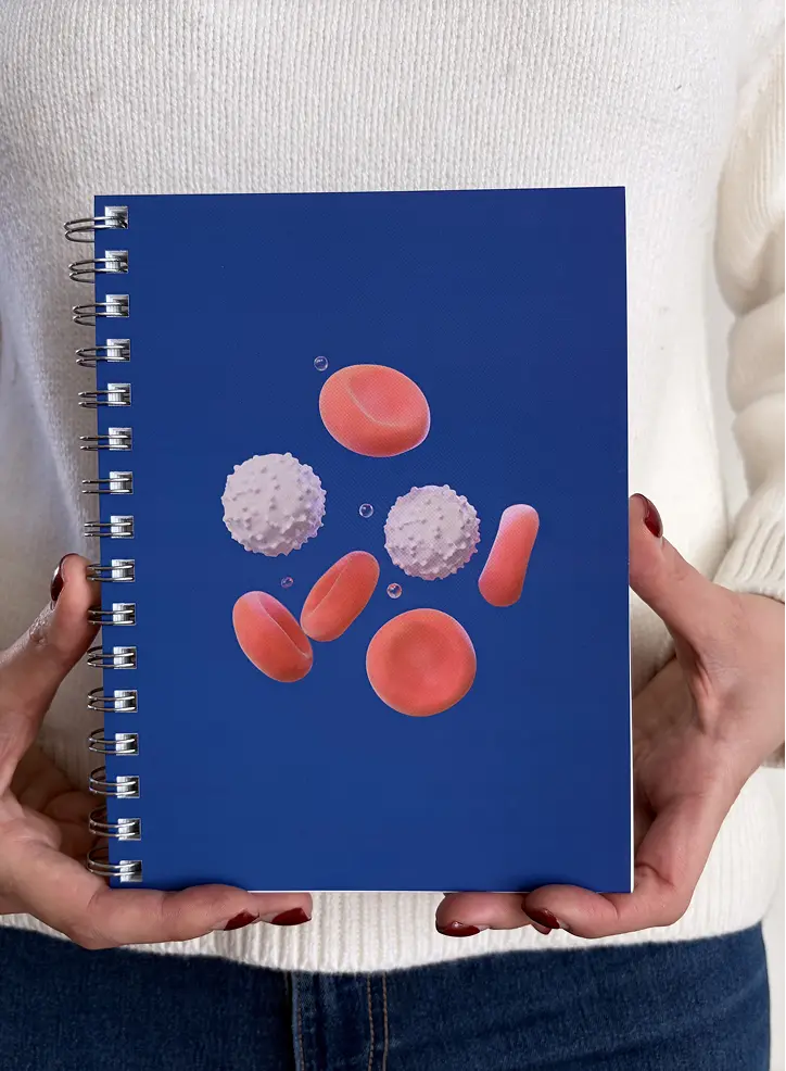 3D Blood Cells Notebook — Image 1