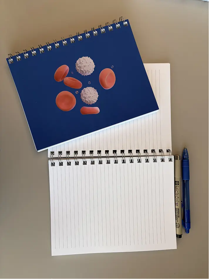 3D Blood Cells Notebook — Image 3