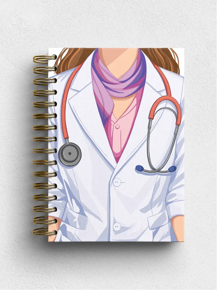 Female Medical Professional Notebook — Image 2