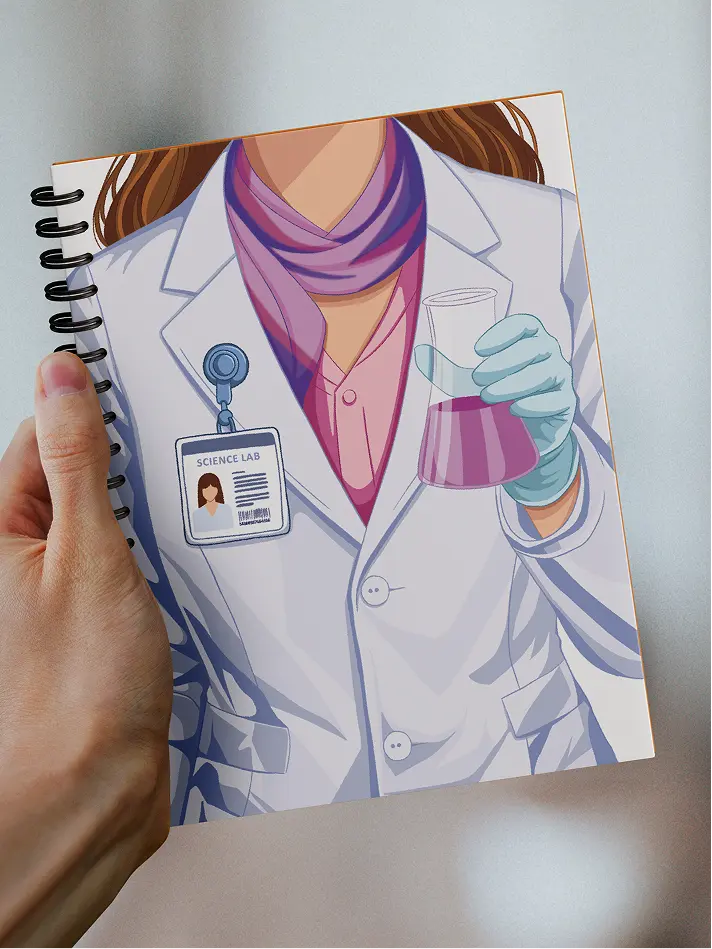 Female Scientist Notebook — Image 2
