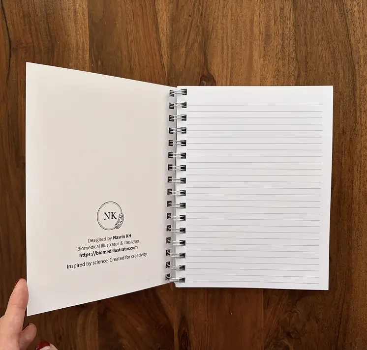Female Scientist Notebook — Image 4