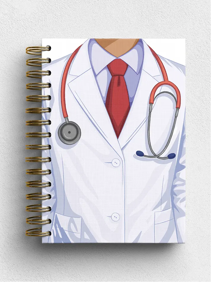 Male Medical Professional Notebook — Image 2
